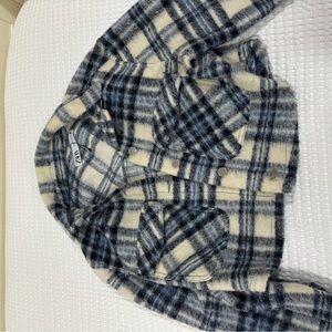 Zara Blue Plaid Jacket